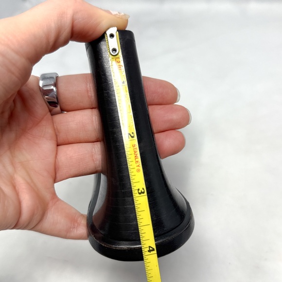 Gucci Vintage GG Monogram Canvas Leather Square Toe Block Heel Mules Black 8.5 - Picture 12 of 14